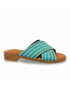 Ciabattina  Luna Turchese 2