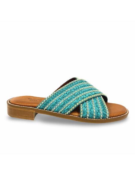 Ciabattina  Luna Turchese