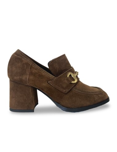 Mocassino camoscio marrone