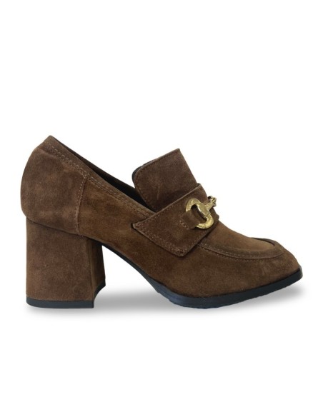 Mocassino camoscio marrone