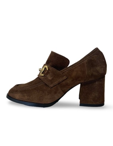Mocassino camoscio marrone