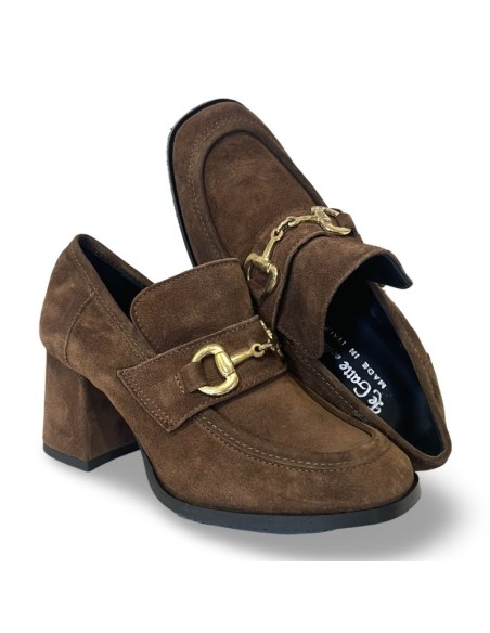 Mocassino camoscio marrone