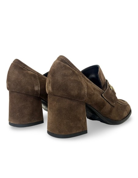 Mocassino camoscio marrone