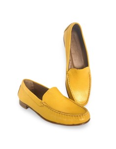 Mocassino Ischia in pelle ocra