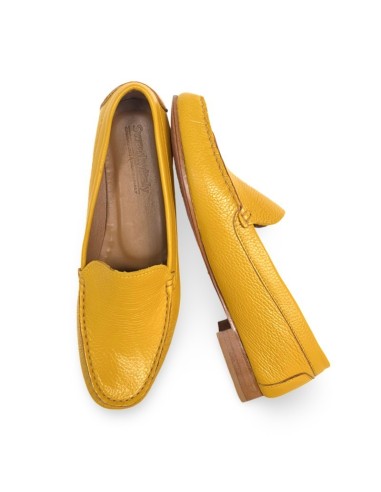 Mocassino Ischia in pelle ocra