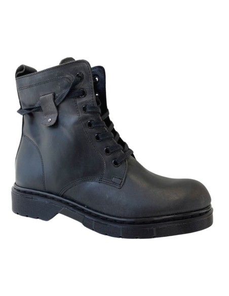 Mila in pelle graphite