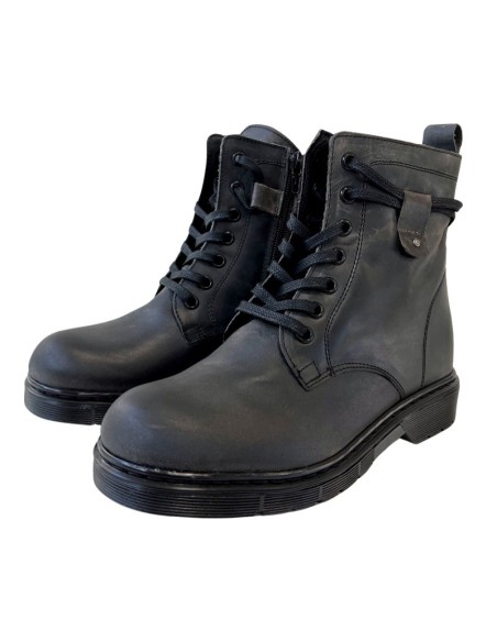 Mila in pelle graphite