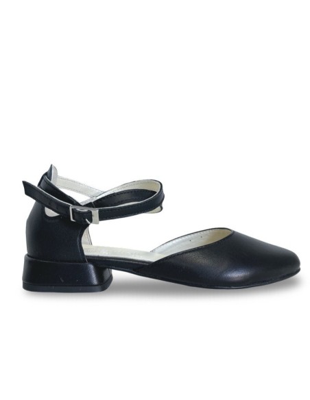 Ballerina Clara in pelle nera