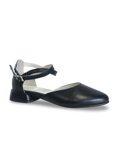 Ballerina Clara in pelle nera