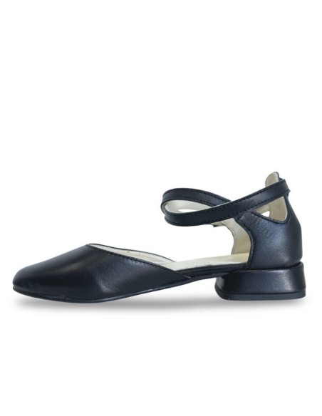 Ballerina Clara in pelle nera