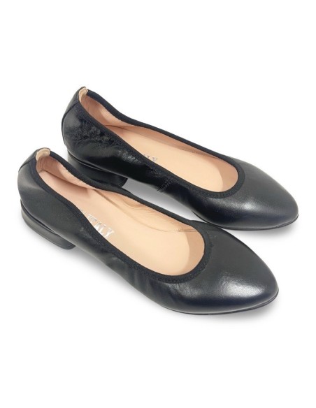 Ballerina Carola in pelle nera