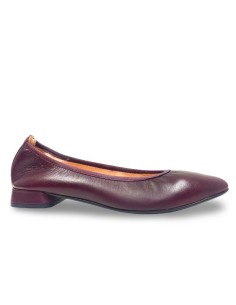 Ballerina Carola in pelle bordeaux 2