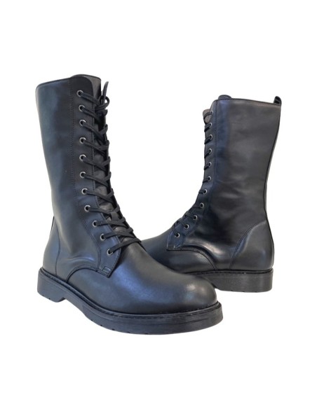 Anfibio Frida in pelle nera