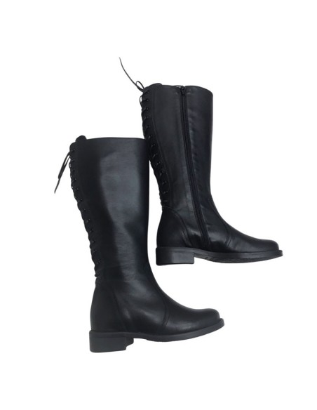 Stivale Kate in pelle nera