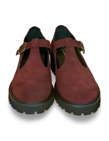 Pacipa in camoscio bordeaux