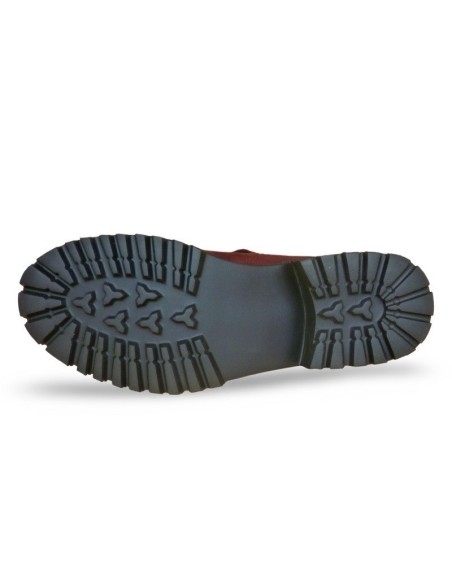 Pacipa in camoscio bordeaux