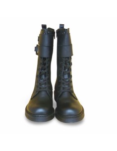 Anfibio Ilary in pelle nera 2