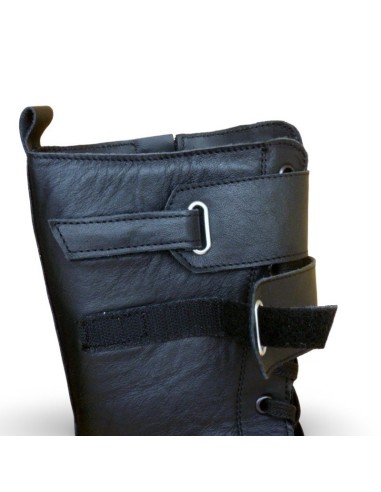 Anfibio Ilary in pelle nera