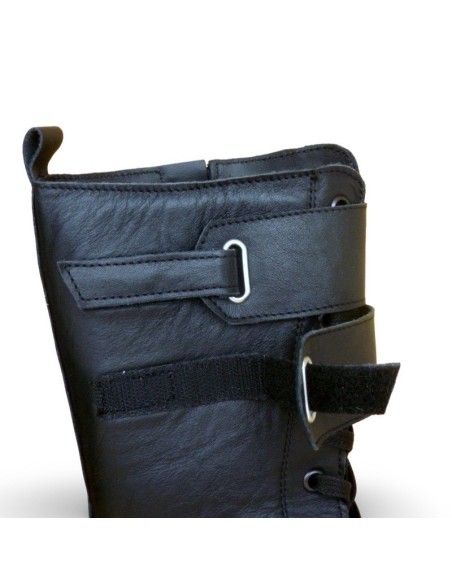 Anfibio Ilary in pelle nera