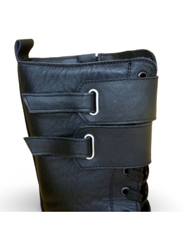 Anfibio Ilary in pelle nera