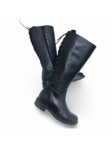 Stivale Kate in pelle nera