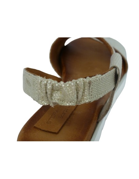 Sandalo con caviglia libera