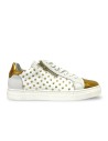 Sneaker Polly bianco oro