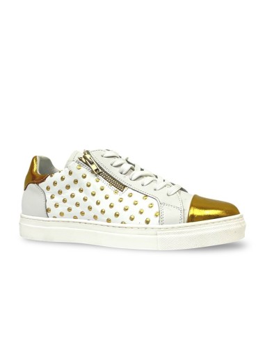 Sneaker Polly bianco oro