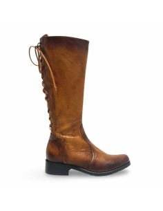 Stivale Kate in pelle spazzolata cuoio