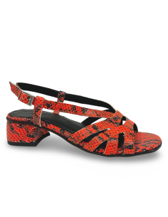 Sandalo Zoe color rosso 2