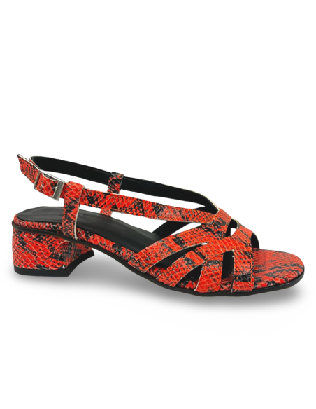 Sandalo Zoe color rosso