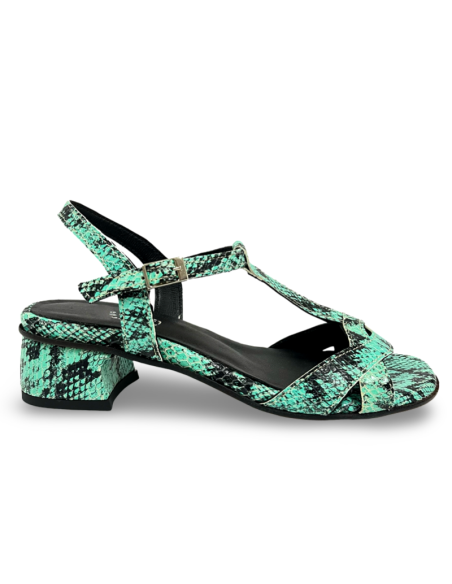 Sandalo Melly color turchese