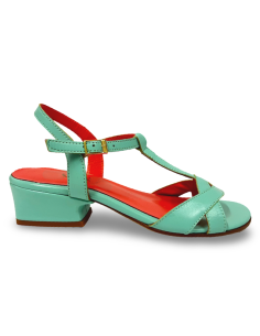 Sandalo Melly color verde acqua
